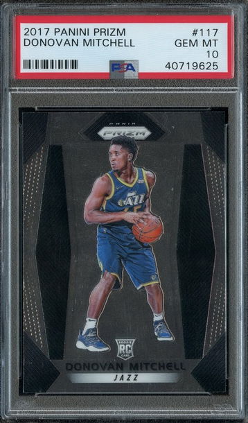 2017 Prizm Donovan Mitchell PSA 10