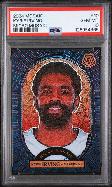 2024 Panini Mosaic Micro Mosaic Kyrie Irving #10 PSA 10