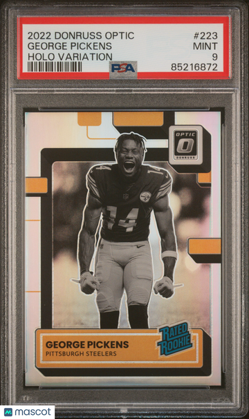 2022 Panini Donruss Optic George Pickens #223 PSA 9