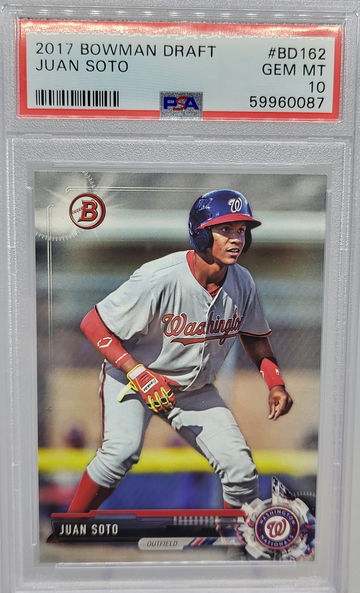 2017 Bowman Draft #BD Juan Soto PSA 10