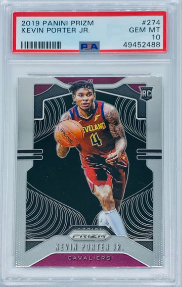 KEVIN PORTER JR. 2019-20 PANINI PRIZM #274 TRUE ROOKIE PSA 10 GEM MINT