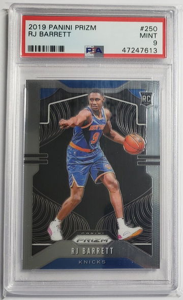2019 Panini Prizm RJ Barrett Rookie PSA 9