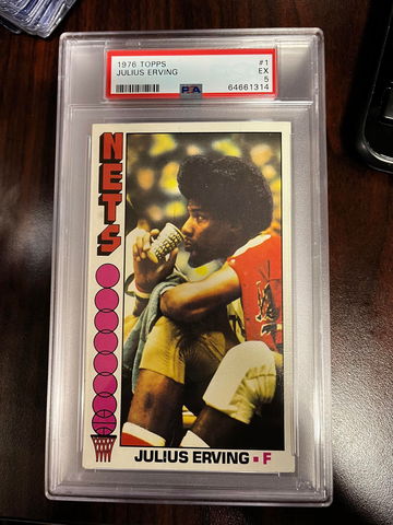 1976 Topps Julius Erving PSA 5