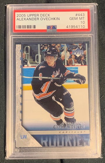2005-06 Alexander Ovechkin Upper Deck Young Guns PSA 10 