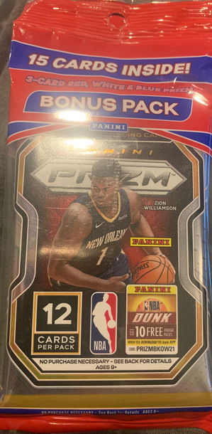 2020-21 Panini Prizm NBA basketball bonus pack