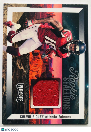 2018 Panini Playoff CALVIN RIDLEY Rookie Stallions SP Patch #9 Falcons Jaguars