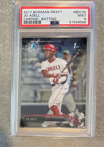 Jo Adell 2017 Bowman Chrome PSA9 