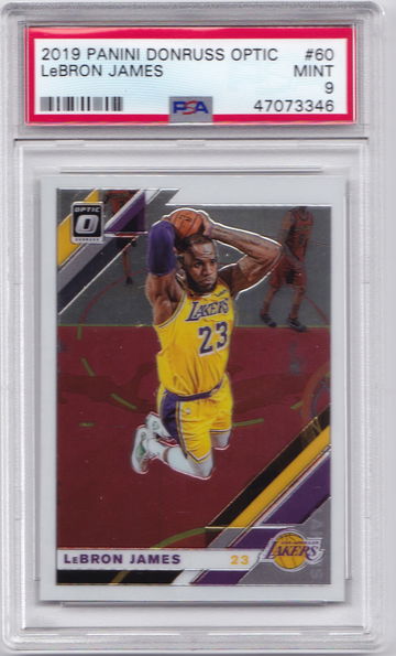 LeBron James 2019 Optic PSA 9