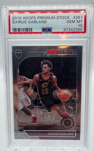 2019 Hoops Premium Stock Darius Garland RC PSA 10