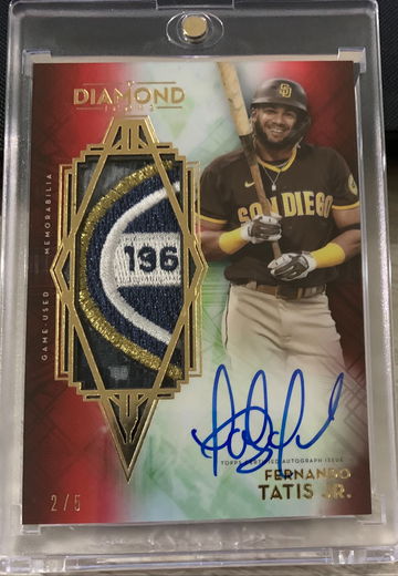 2021 Topps Diamond Icons Game Used Patch Fernando Tatis Jr