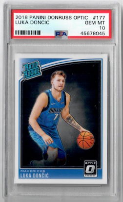LUKA DONCIC 2018 PANINI OPTIC #177