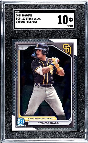 2024 Topps Bowman Chrome Prospect Ethan Salas #BCP-101 SGC 10