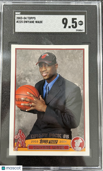 2003 Topps Dwyane Wade #225 SGC 9.5