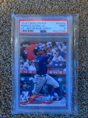 2018 Topps Update Ronald Acuña Jr. PSA 9