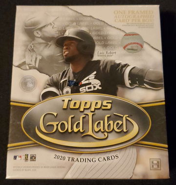 2020 TOPPS GOLD LABEL BASEBALL HOBBY BOX