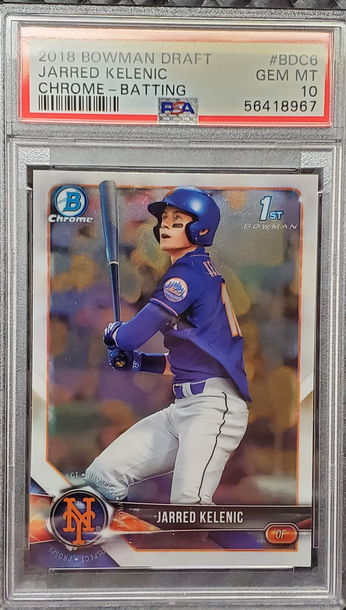 2019 Bowman Chrom Draft Jarred Kelenic BDC6 PSA 10