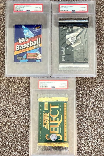 1993 PSA 10 Packs SP Topps Score Select