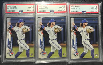 3 - PSA 10 2020 Topps #78 Bo Bichette Rookie