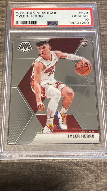 Tyler Herro 2019 mosaic psa 10