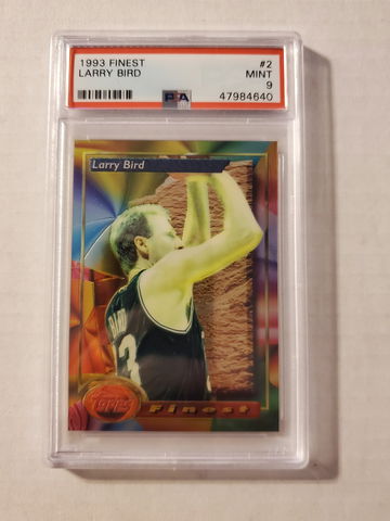 Larry Bird 1993 Finest PSA 9