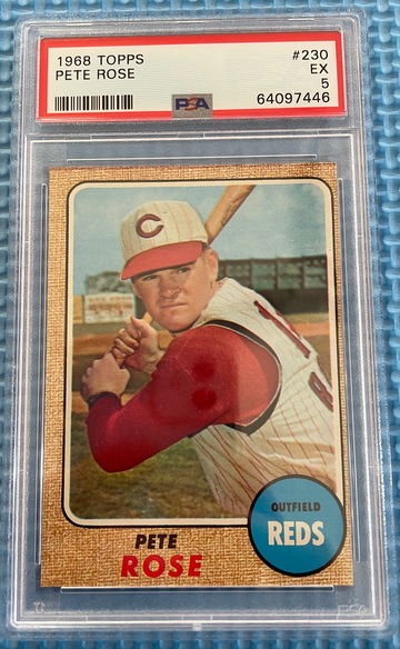 1968 Topps Pete Rose #230 PSA  5