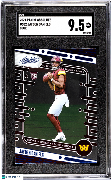 2024 Panini Absolute Jayden Daniels #102 Blue SGC 9.5