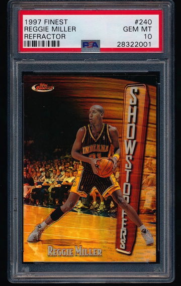 Reggie Miller 1997 Finest Refractor 