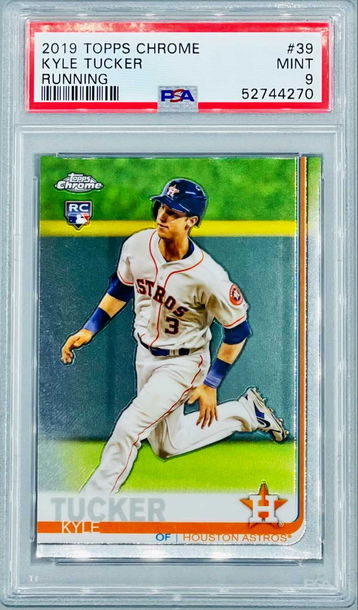 Kyle Tucker 2019 Topps Chrome #39 Base Rookie PSA 9