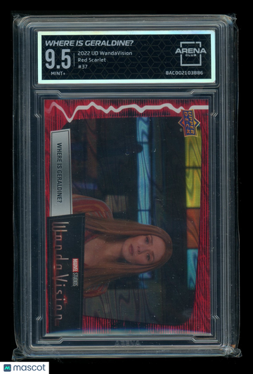 2022 Upper Deck WandaVision Red Scarlet #37 Arena Club 9.5