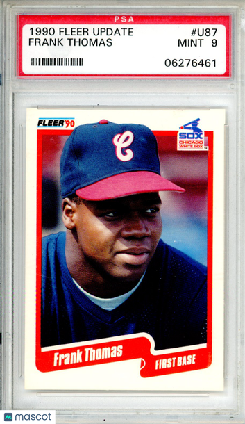 1990 Fleer Update Frank Thomas #U-87 Rookie PSA 9