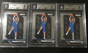 Luka Doncic Prizm 280 BGS MINT LOT OF 2