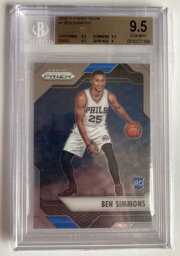 Ben Simmons 2016-17 Panini Prizm BGS 9.5