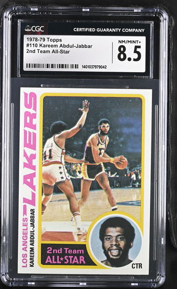 1978-79 STAR KAREEM ABDUL-JABBAR 2ND TEAM ALL-STAR #110 CGC 8.5
