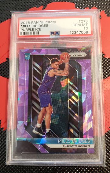 Miles bridges 2018 prizm purple ice /149