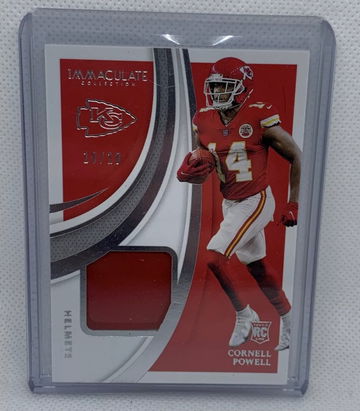 2021 Immaculate CORNELL POWELL 10/10 Rookie Helmet RC - SICK CARD!!