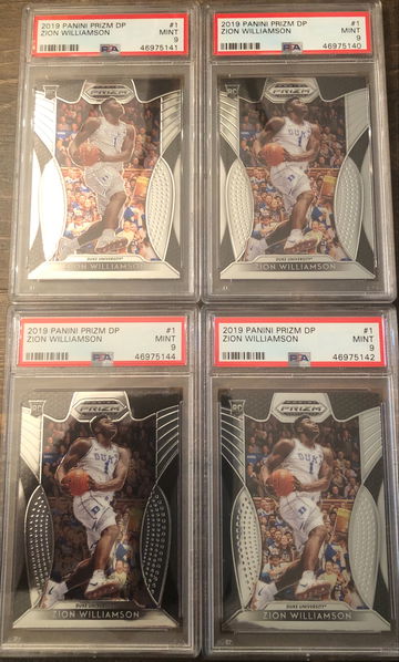 Zion Williamson Lot (x4)