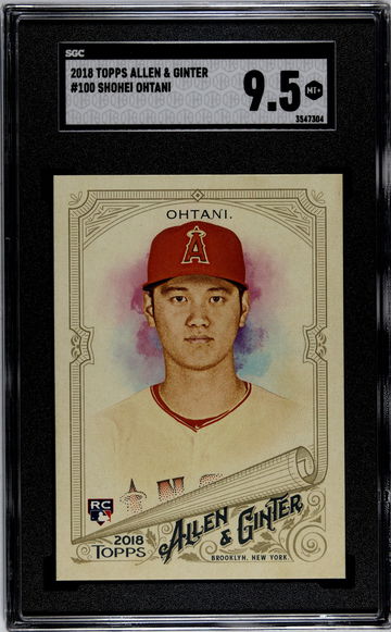 2018 Allen & Ginter Shohei Ohtani #100 SGC 9.5