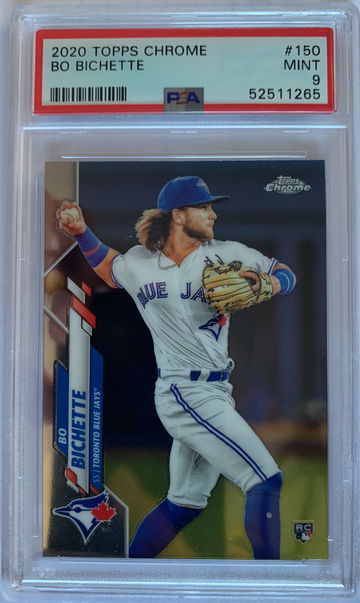 2020 Topps Chrome Bo Bichette PSA 9