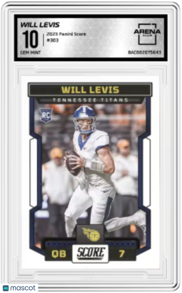 2023 Panini Score Will Levis #303 Arena Club 10