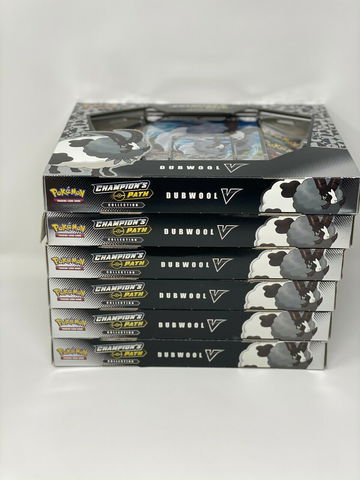 Six (6) Pokemon Champion's Path Dubwool V Sealed Boxes