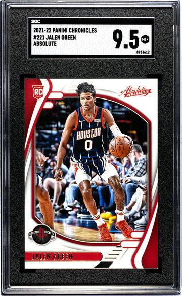 2021-22 Panini Chronicles #221 Jalen Green Absolute SGC 9.5