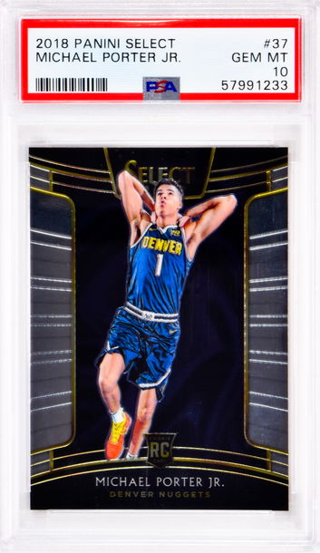 2018 Michael Porter Jr. Panini Select #37 PSA 10