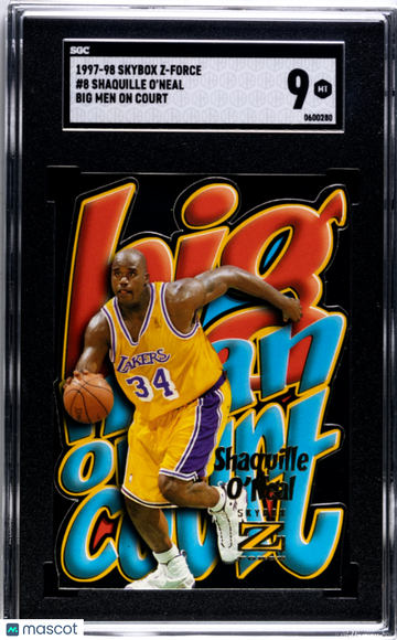 1996-97 Skybox Z-Force Shaquille O'Neal #8 SGC 9