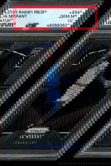 2019-20 Panini Prizm Ja Morant SP Rookie Layup PSA 10 Gem Mint RC #249 Grizzlies