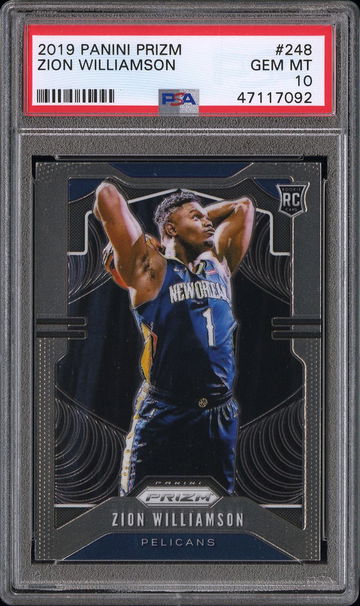 2019 Panini Prizm Zion Williamson #248  PSA 10