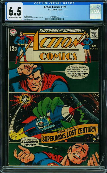 ACTION COMICS #370, CGC 6.5 FN+