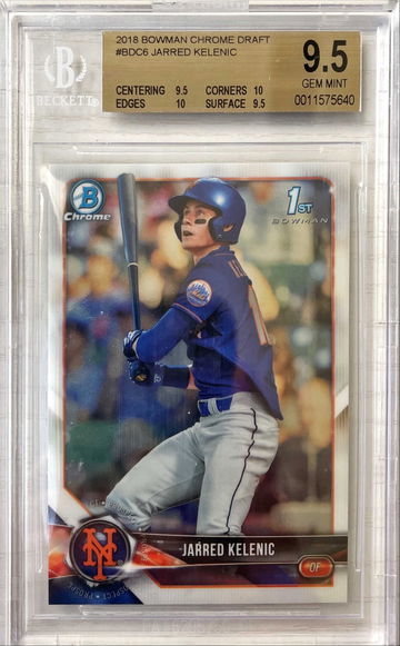 2018 Bowman Chrome Draft Jarred Kelenic BGS 9.5