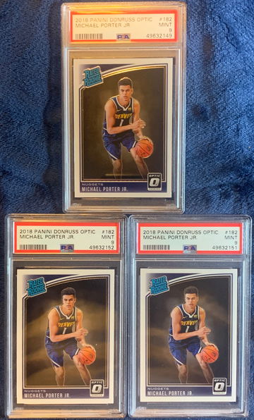 (3) 2018 Optic Michael Porter Jr. 
