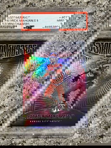 Patrick Mahomes II 2021 Mosaic Storm Chasers Silver Prizm #SC-1 PSA 9 MINT