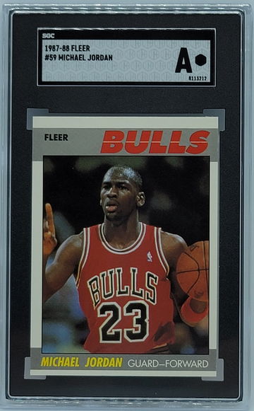 1987-88 Fleer Michael Jordan sharp